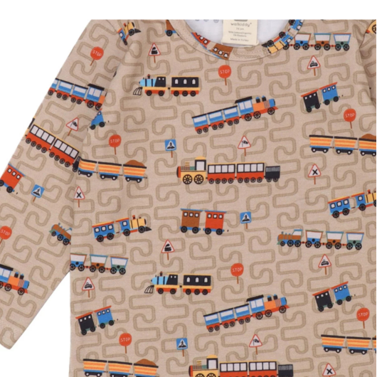 T-SHIRT A MANICHE LUNGHE Tiny Trains WALKIDDY - immagine 3