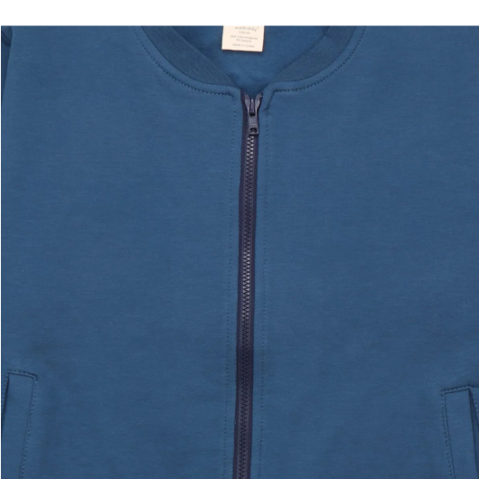 FELPA con zip Navy WALKIDDY - immagine 3