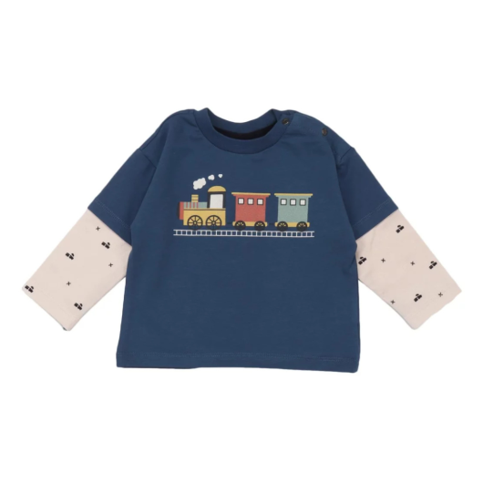 T-SHIRT A MANICHE LUNGHE Tiny Trains WALKIDDY