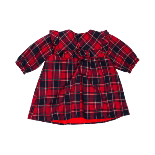 VESTITO in Madras Neonata LALALU' - immagine 2
