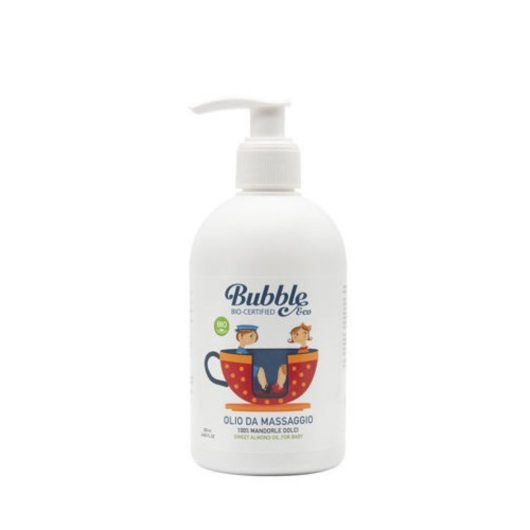 OLIO DA MASSAGGIO alle Mandorle Dolci 250 ML BUBBLE &Co