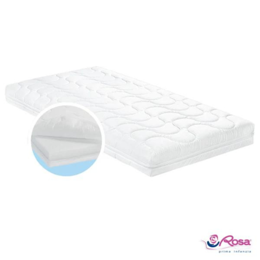 MATERASSO LETTINO BOY in Fibra 120X60 cm ROSA Prima Infanzia