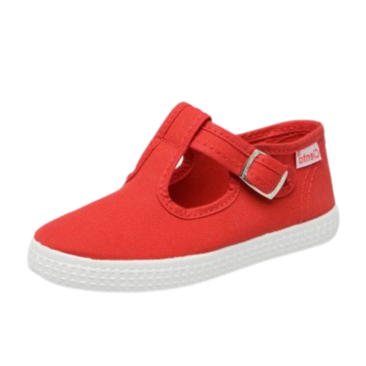 SANDALI in Cotone Biologico CIENTA Rosso