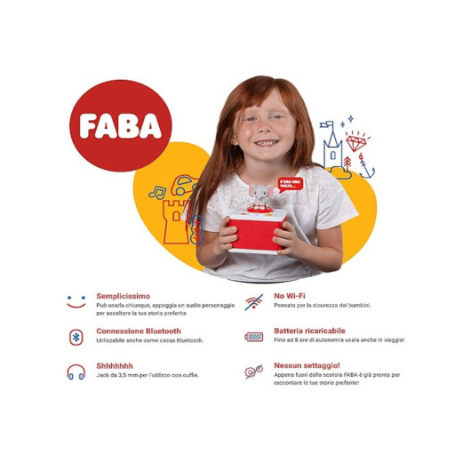 CASSA MUSICALE RACCONTASTORIE STARTER SET FABA - immagine 4