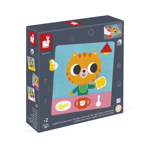 GIOCO MAGNETICO "Il Gattino dei Rituali Quotidiani" JANOD