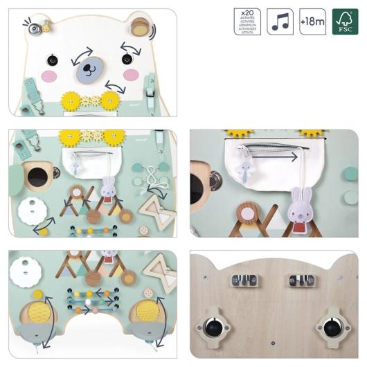 PANNELLO MULTIATTIVITA' Orsetto JANOD - immagine 3