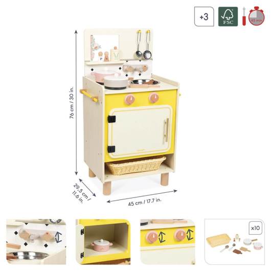 CUCINA NONNA SOLE in Legno JANOD - immagine 3