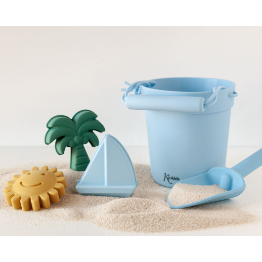 SET SECCHIELLO con GIOCHI DA SPIAGGIA in Silicone KIOKIDS - immagine 2