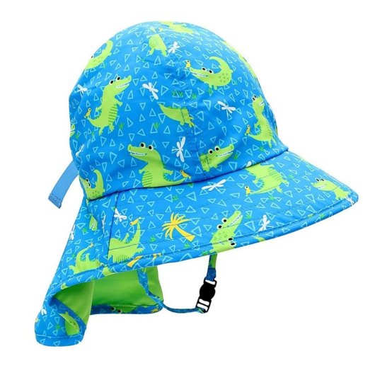 CAPPELLINO Estivo con FALDA LARGA Protettiva e UPF 50+ ZOOCCHINI - immagine 2