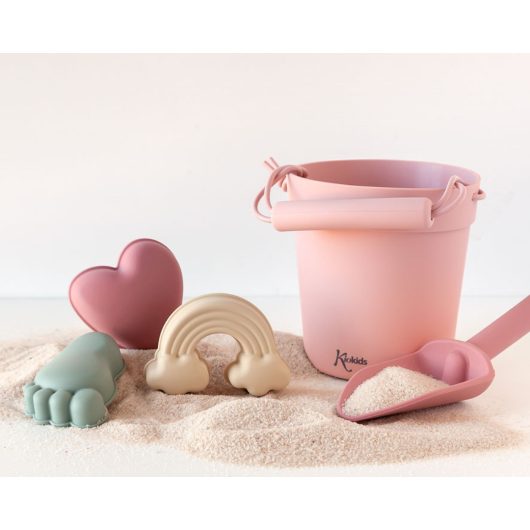 SET SECCHIELLO con GIOCHI DA SPIAGGIA in Silicone KIOKIDS - immagine 3