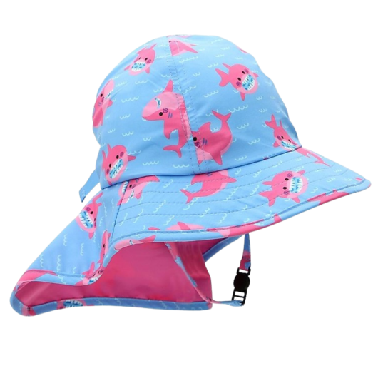 CAPPELLINO Estivo con FALDA LARGA Protettiva e UPF 50+ ZOOCCHINI - immagine 3