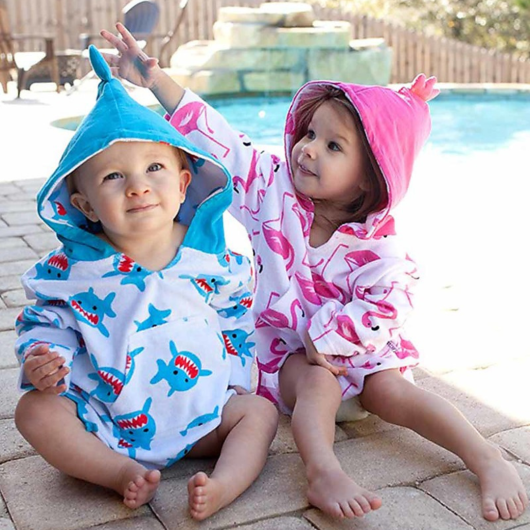 ACCAPPATOIO Baby Cover Up UPF 50+ Tg. 0/12 Mesi ZOOCCHINI