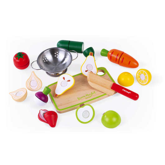 Maxi Set FRUTTA e VERDURA DA AFFETTARE JANOD - immagine 2