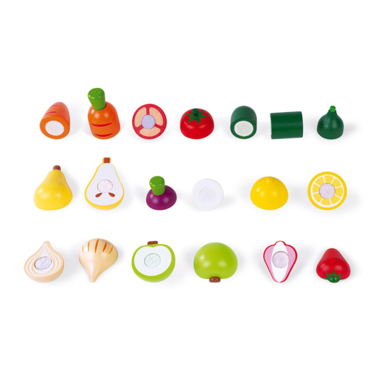 Maxi Set FRUTTA e VERDURA DA AFFETTARE JANOD - immagine 4