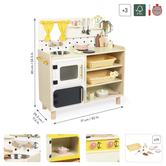 GRANDE CUCINA NONNA SOLE in Legno JANOD - immagine 5