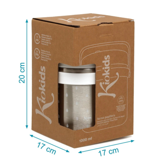 THERMOS PAPPA 1L o (400 ML + 300 ML) KIOKIDS - immagine 5