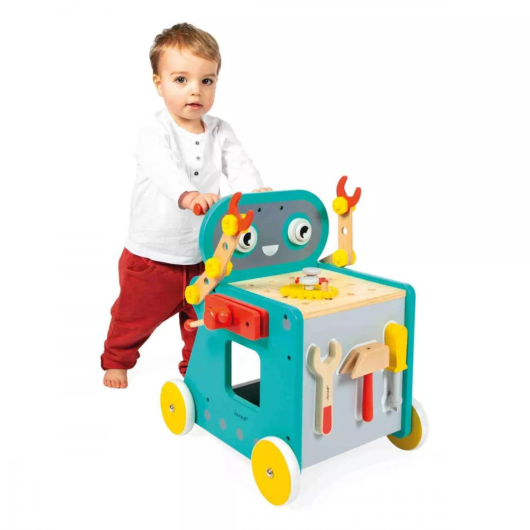 CARRELLO PRIMI PASSI ROBOT BRICO KID'S JANOD - immagine 6