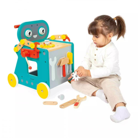 CARRELLO PRIMI PASSI ROBOT BRICO KID'S JANOD - immagine 7