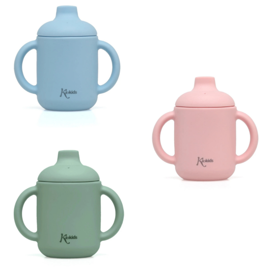 TAZZA in SILICONE con MANICI 120 ML KIOKIDS