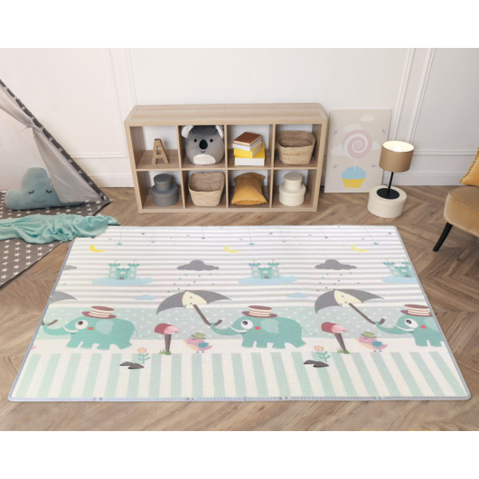 TAPPETO da gioco PIEGHEVOLE 200 x 150 cm KIOKIDS - immagine 2