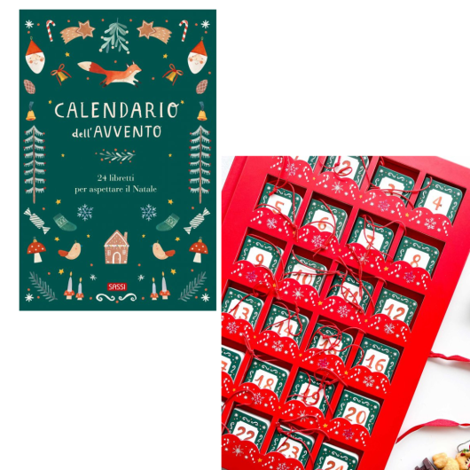 CALENDARIO DELL'AVVENTO 24 Libretti per Aspettare il Natale SASSI Editore