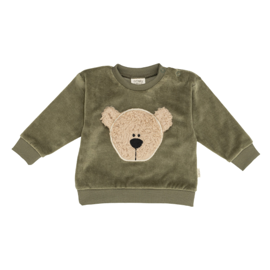 FELPA Ricamata WOOLY ORGANIC