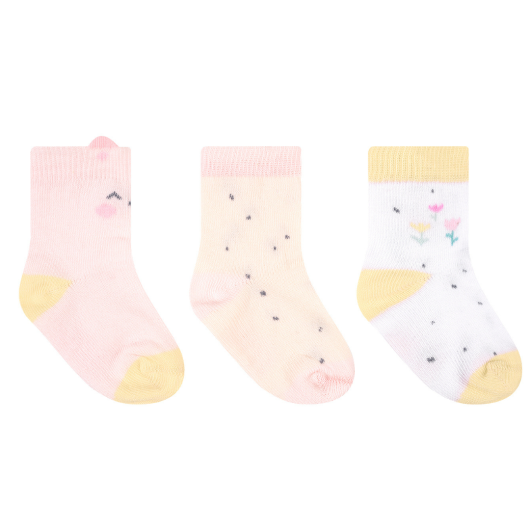 SET 3 paia CALZINI NEWBORN 0-6 Mesi KIKKA BOO