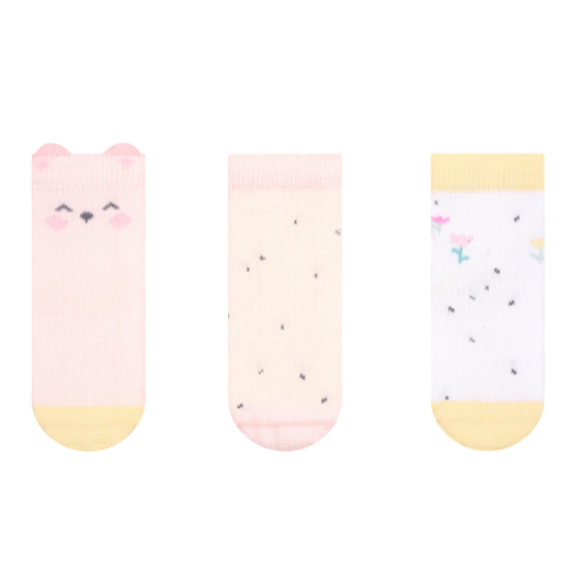 SET 3 paia CALZINI NEWBORN 0-6 Mesi KIKKA BOO - immagine 2