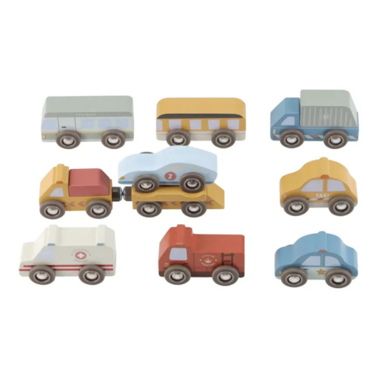 SET VEICOLI in Legno LITTLE DUTCH - immagine 2