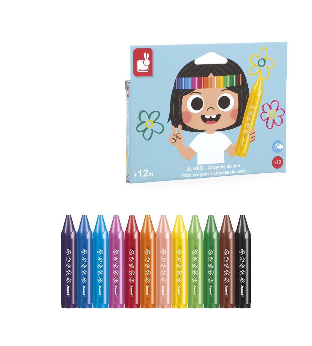 PASTELLI a Cera (12 pz.) JANOD