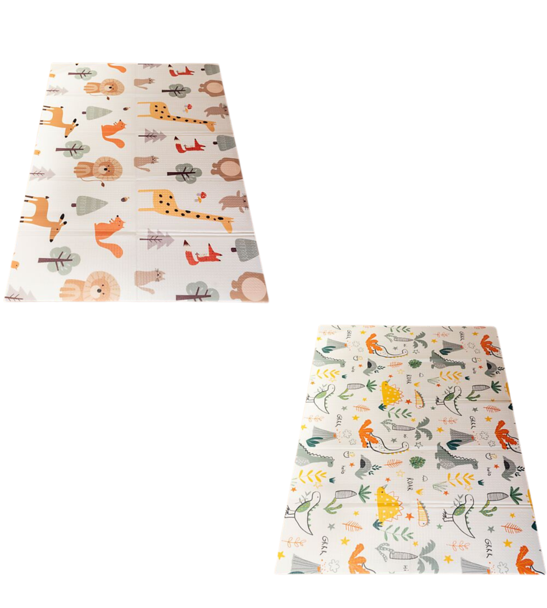 TAPPETO da gioco PIEGHEVOLE e REVERSIBILE 180 x 150 cm FAMILY NATION