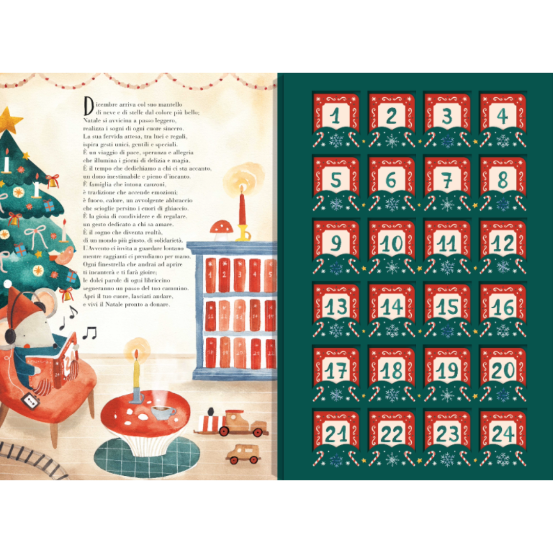CALENDARIO DELL'AVVENTO 24 Libretti per Aspettare il Natale SASSI Editore Vol. 2 - immagine 2