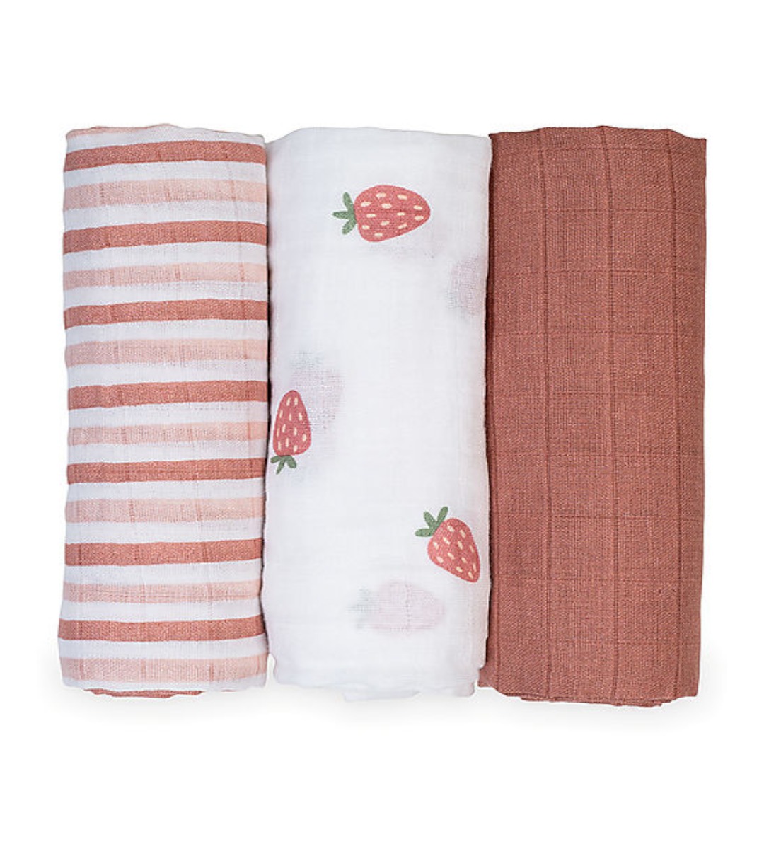 Set 3 MUSSOLE DI COTONE 69 x 69 cm LULUJO - immagine 2