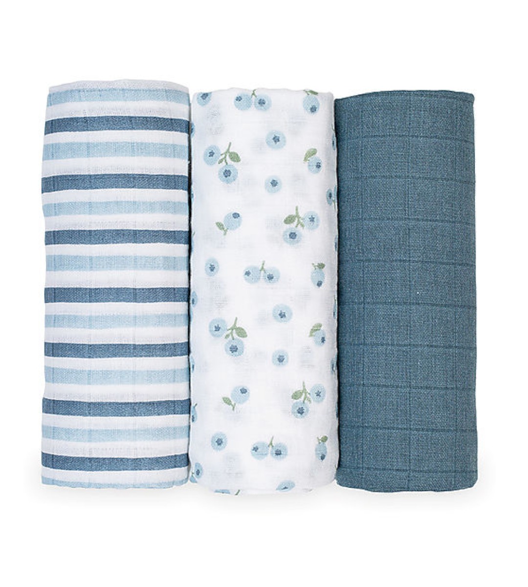 Set 3 MUSSOLE DI COTONE 69 x 69 cm LULUJO - immagine 3