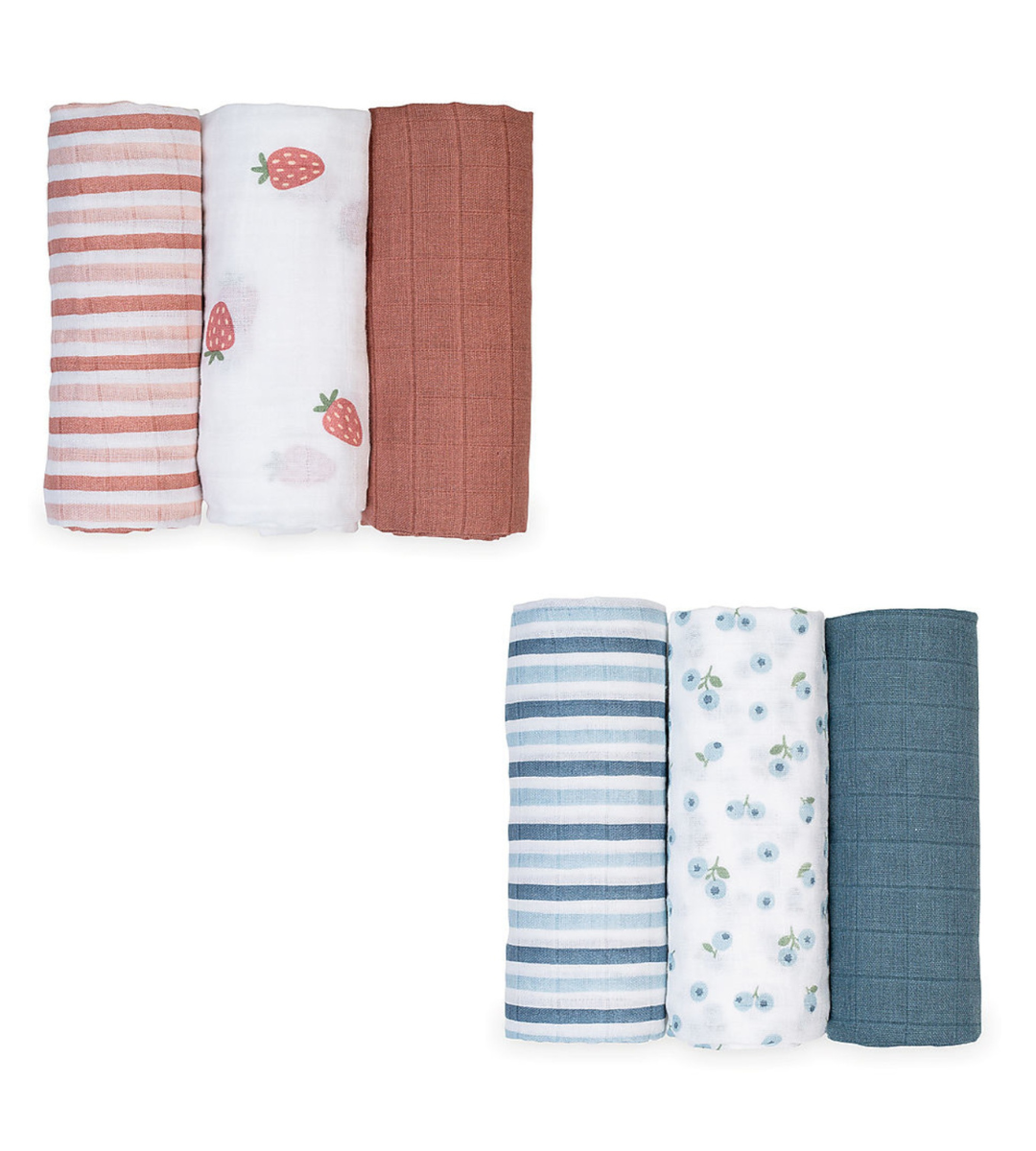 Set 3 MUSSOLE DI COTONE 69 x 69 cm LULUJO