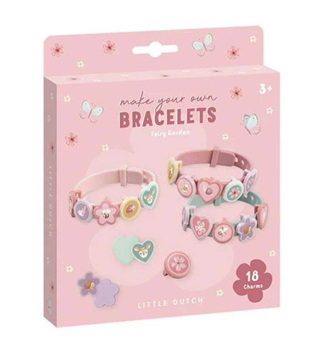 SET BRACCIALETTI e CHARMS Fairy Garden LITTLE DUTCH - immagine 3