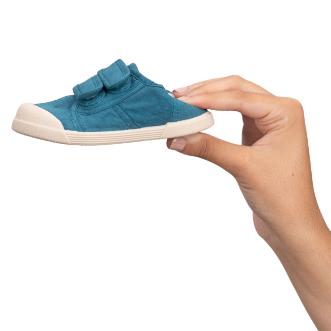 SCARPE di tela Barefoot LONA CHIUSURA A STRAPPO IGOR Petrolio - immagine 4